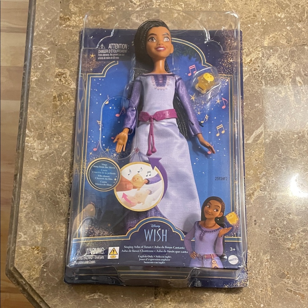 Disney Wish Asha Singing Doll with star - Picture 1 of 5